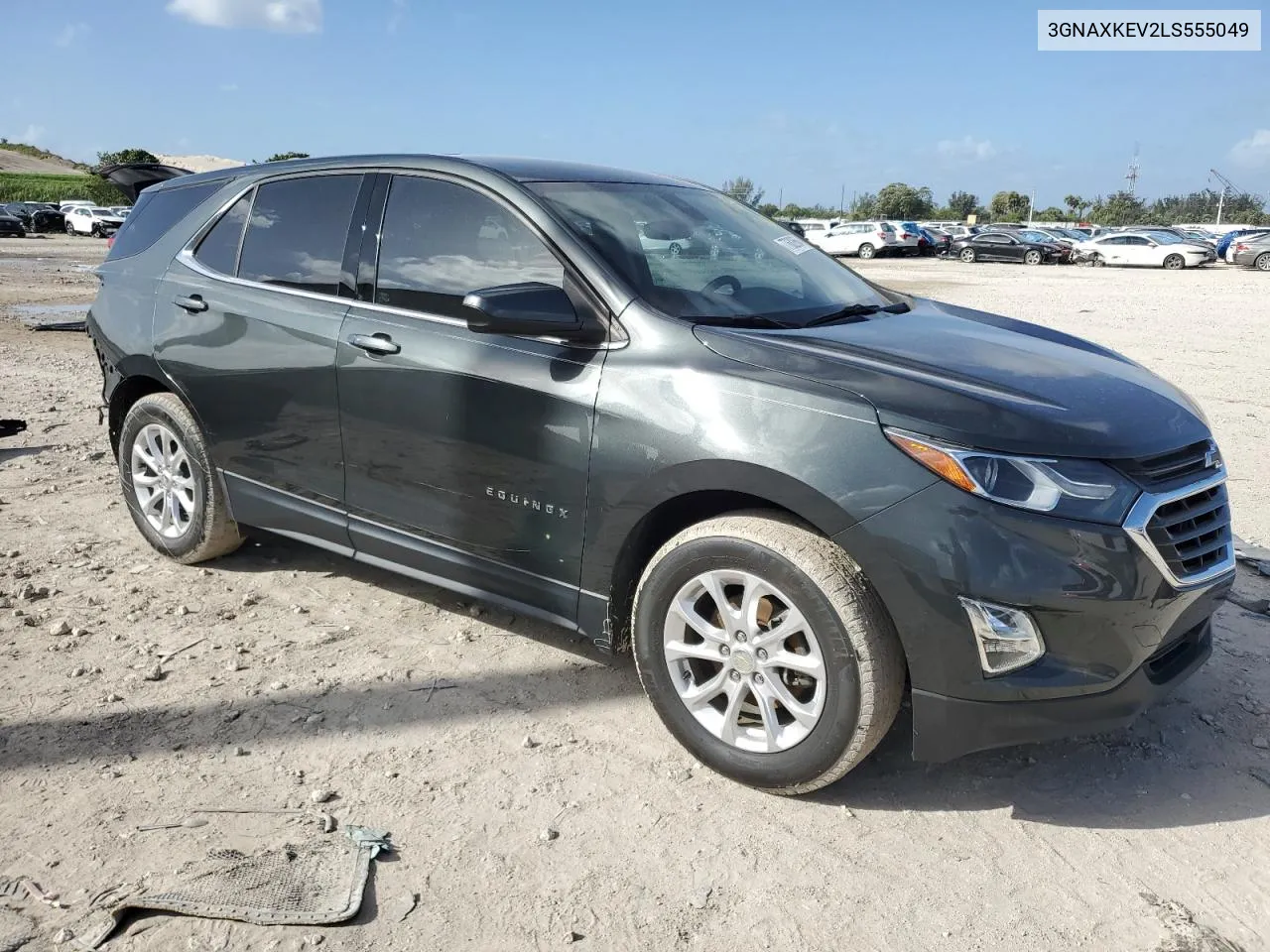 2020 Chevrolet Equinox Lt VIN: 3GNAXKEV2LS555049 Lot: 77682664