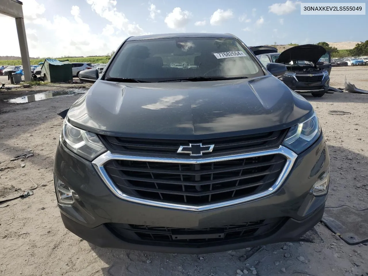 2020 Chevrolet Equinox Lt VIN: 3GNAXKEV2LS555049 Lot: 77682664