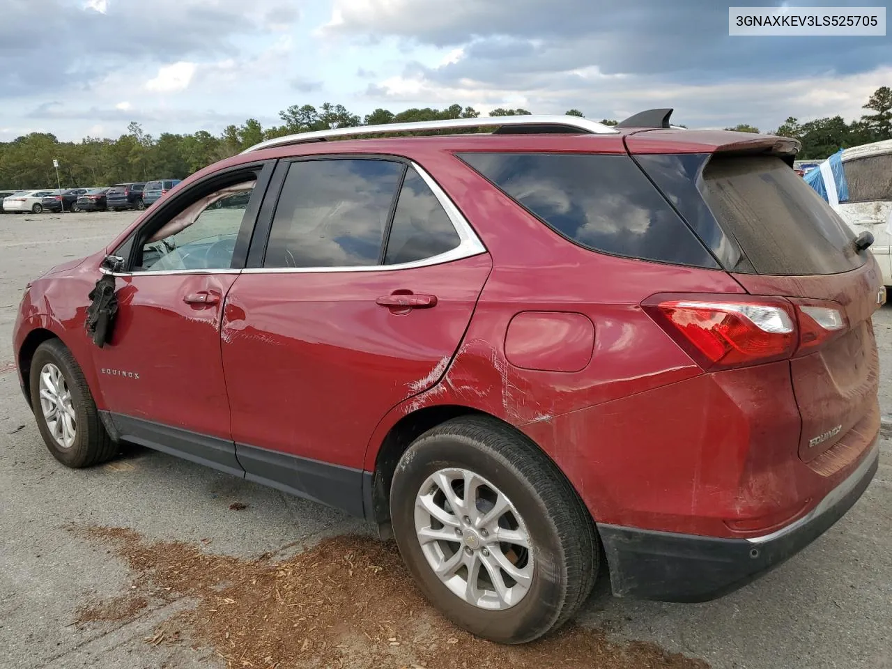 2020 Chevrolet Equinox Lt VIN: 3GNAXKEV3LS525705 Lot: 77755334