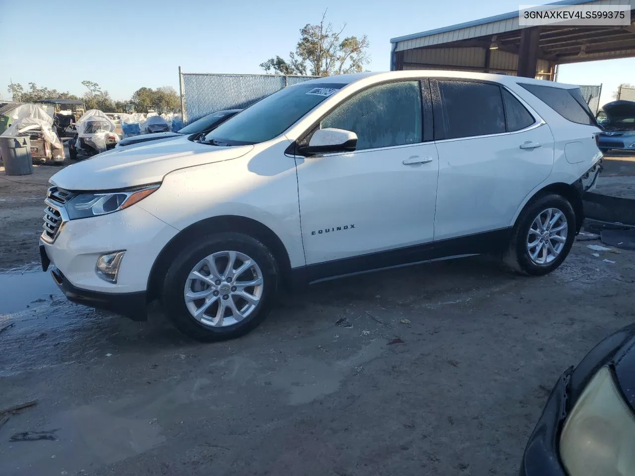 2020 Chevrolet Equinox Lt VIN: 3GNAXKEV4LS599375 Lot: 77799064