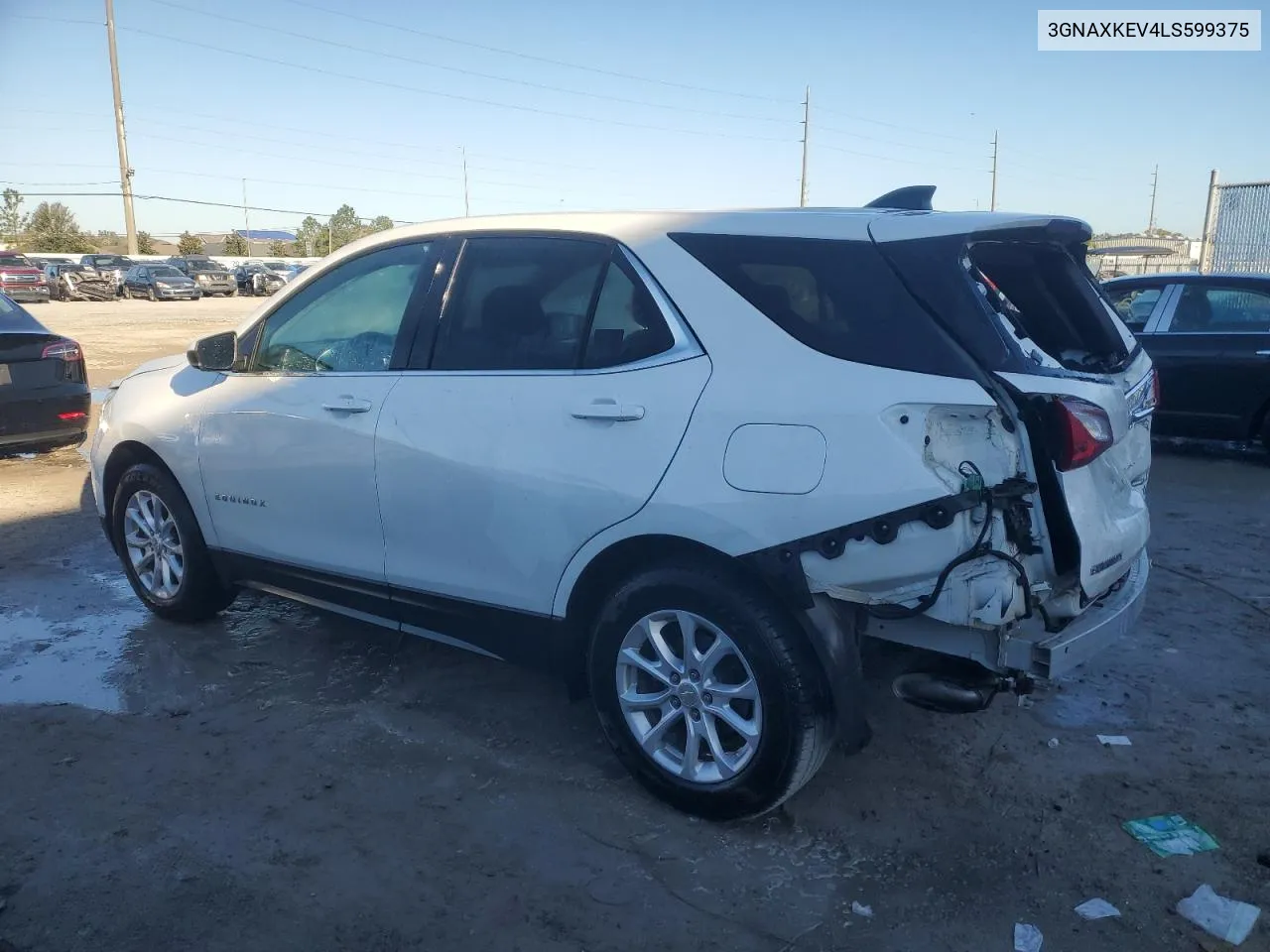 2020 Chevrolet Equinox Lt VIN: 3GNAXKEV4LS599375 Lot: 77799064