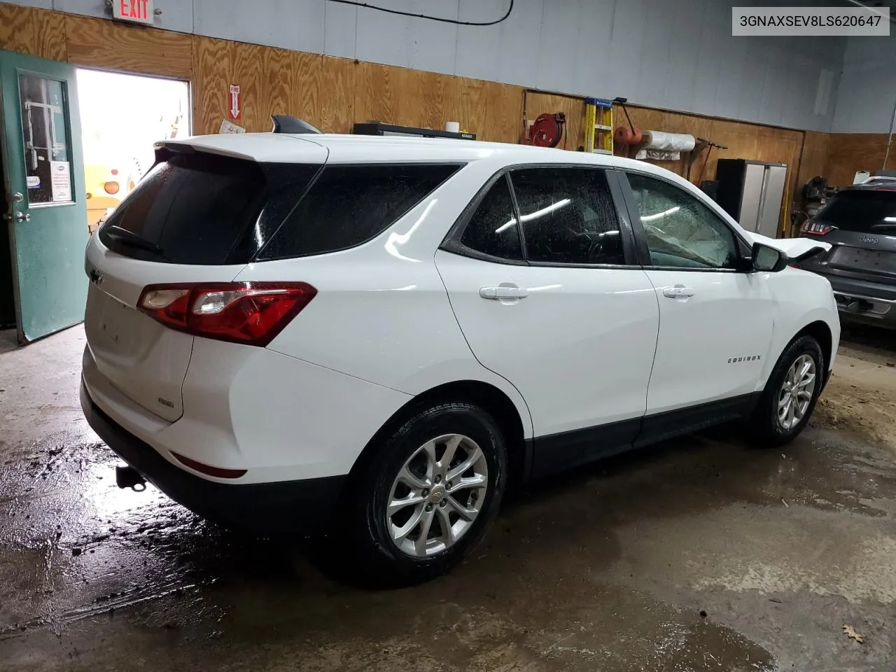 2020 Chevrolet Equinox Ls VIN: 3GNAXSEV8LS620647 Lot: 77805574