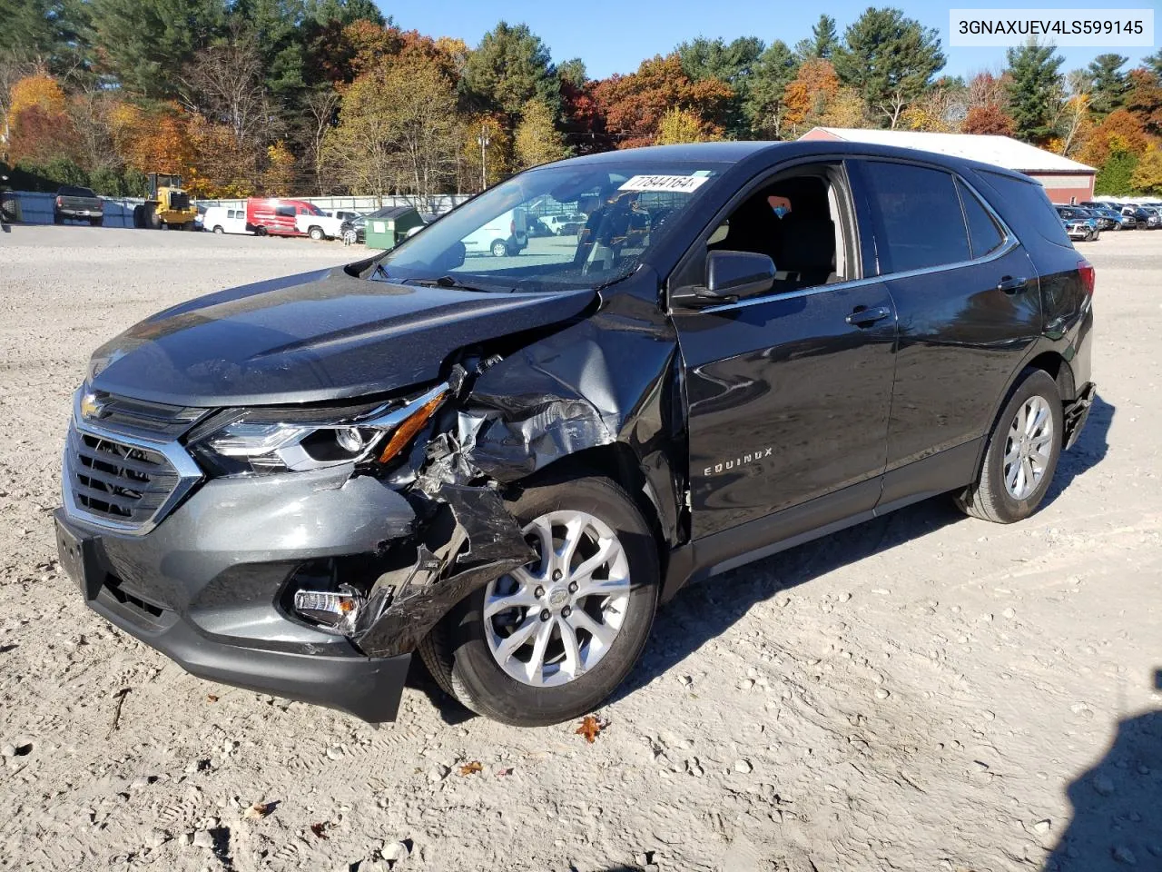 2020 Chevrolet Equinox Lt VIN: 3GNAXUEV4LS599145 Lot: 77844164