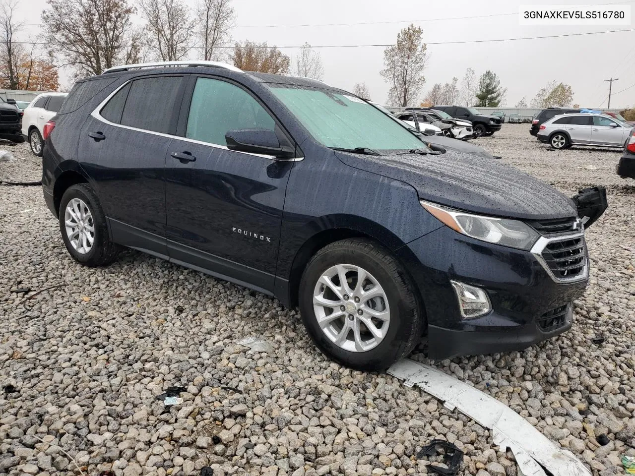 2020 Chevrolet Equinox Lt VIN: 3GNAXKEV5LS516780 Lot: 77845254