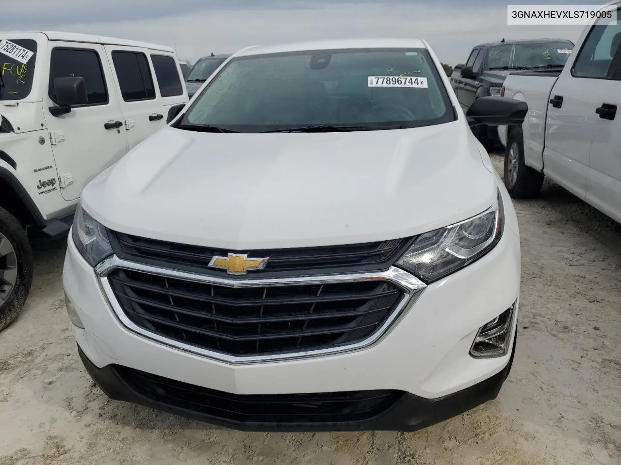 2020 Chevrolet Equinox Ls VIN: 3GNAXHEVXLS719005 Lot: 77896744