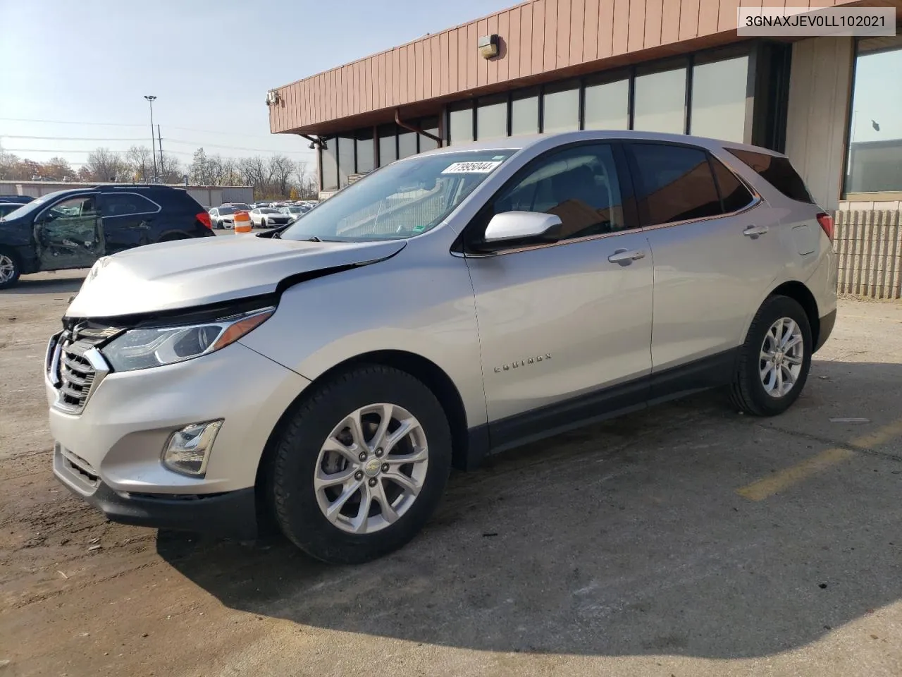 2020 Chevrolet Equinox Lt VIN: 3GNAXJEV0LL102021 Lot: 77995044