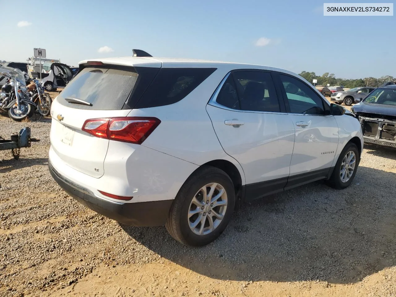 2020 Chevrolet Equinox Lt VIN: 3GNAXKEV2LS734272 Lot: 77996724