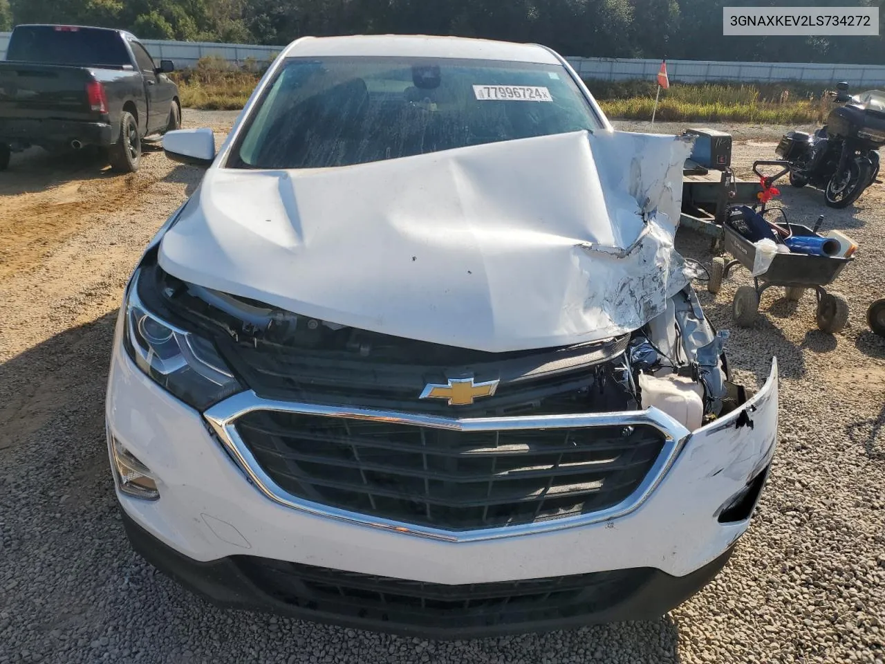 2020 Chevrolet Equinox Lt VIN: 3GNAXKEV2LS734272 Lot: 77996724