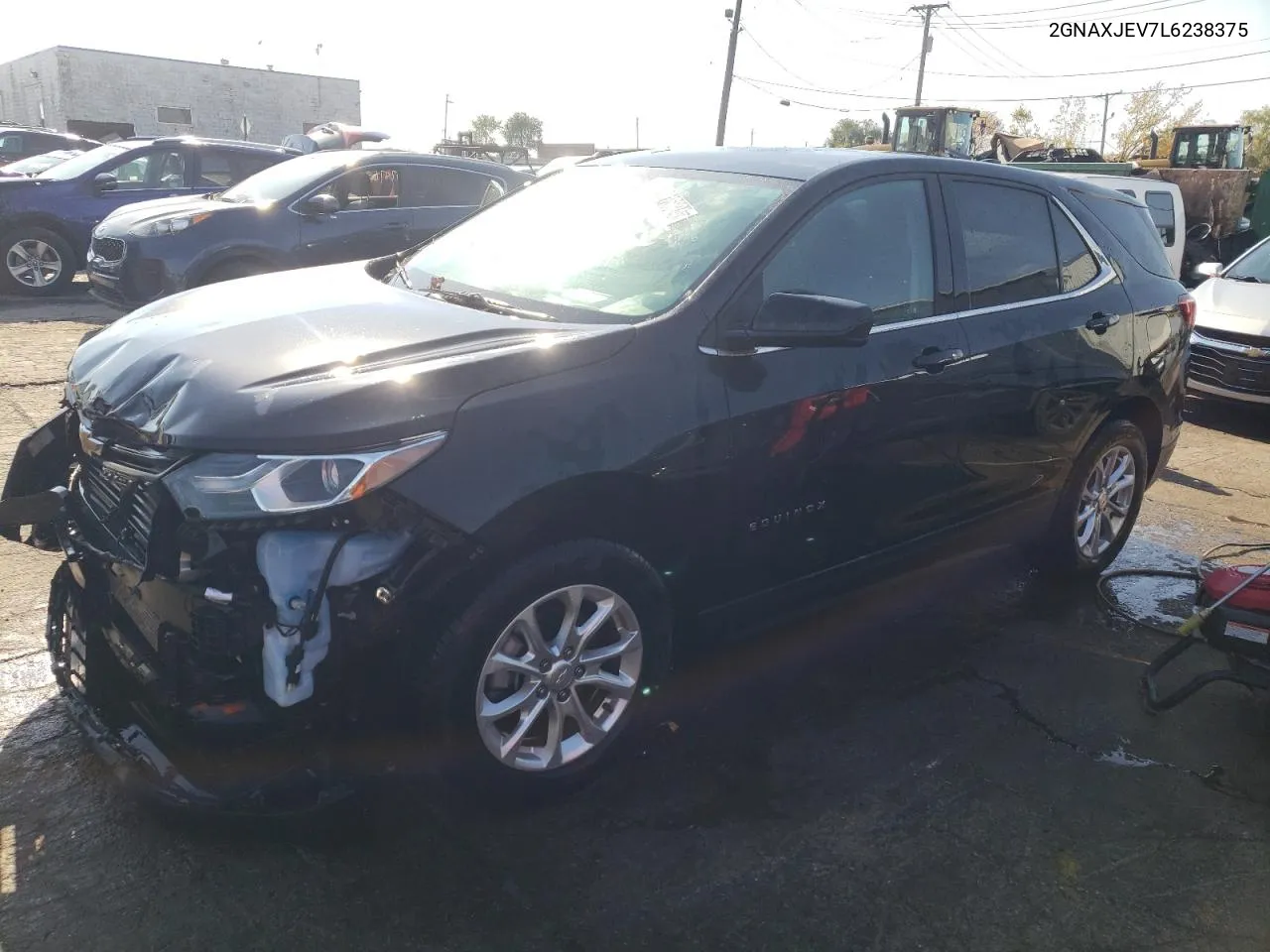 2020 Chevrolet Equinox Lt VIN: 2GNAXJEV7L6238375 Lot: 78015824