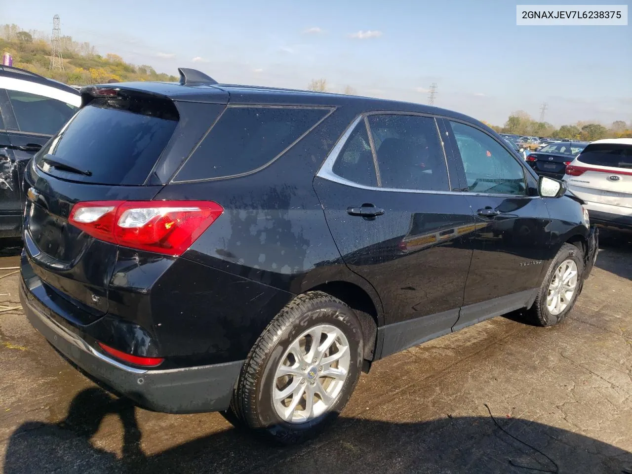 2020 Chevrolet Equinox Lt VIN: 2GNAXJEV7L6238375 Lot: 78015824