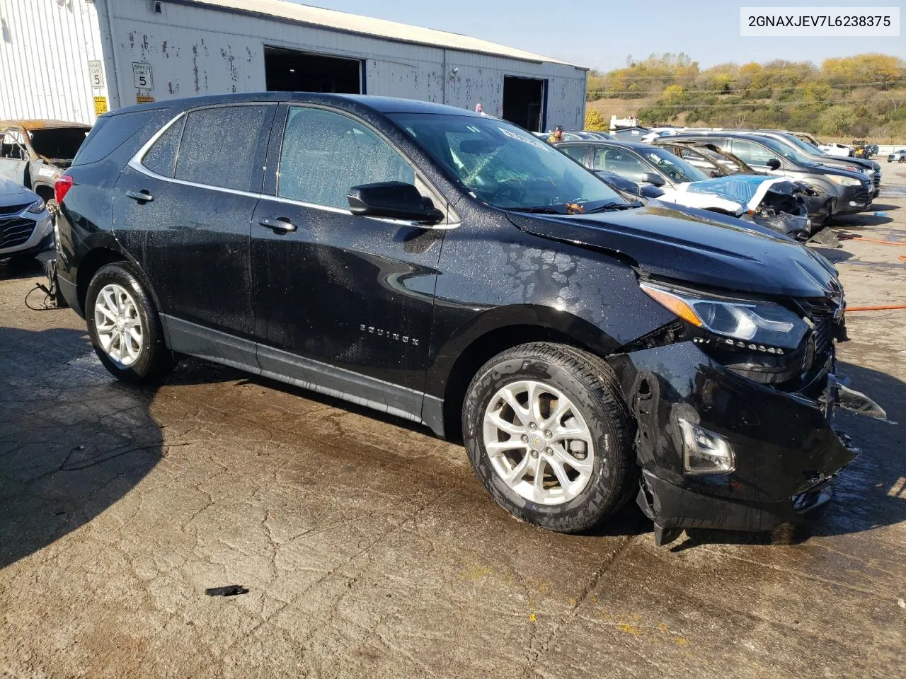 2020 Chevrolet Equinox Lt VIN: 2GNAXJEV7L6238375 Lot: 78015824