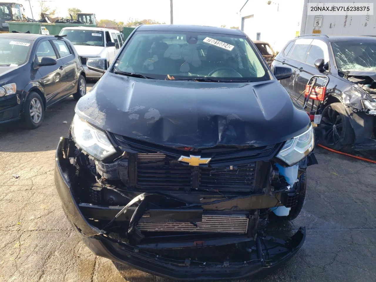 2020 Chevrolet Equinox Lt VIN: 2GNAXJEV7L6238375 Lot: 78015824