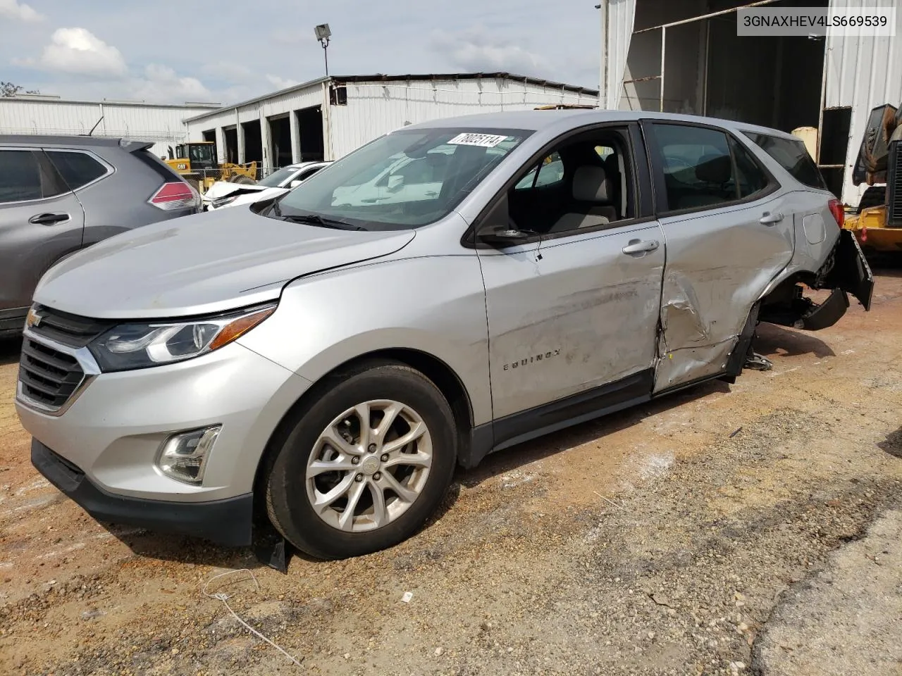 2020 Chevrolet Equinox Ls VIN: 3GNAXHEV4LS669539 Lot: 78025114