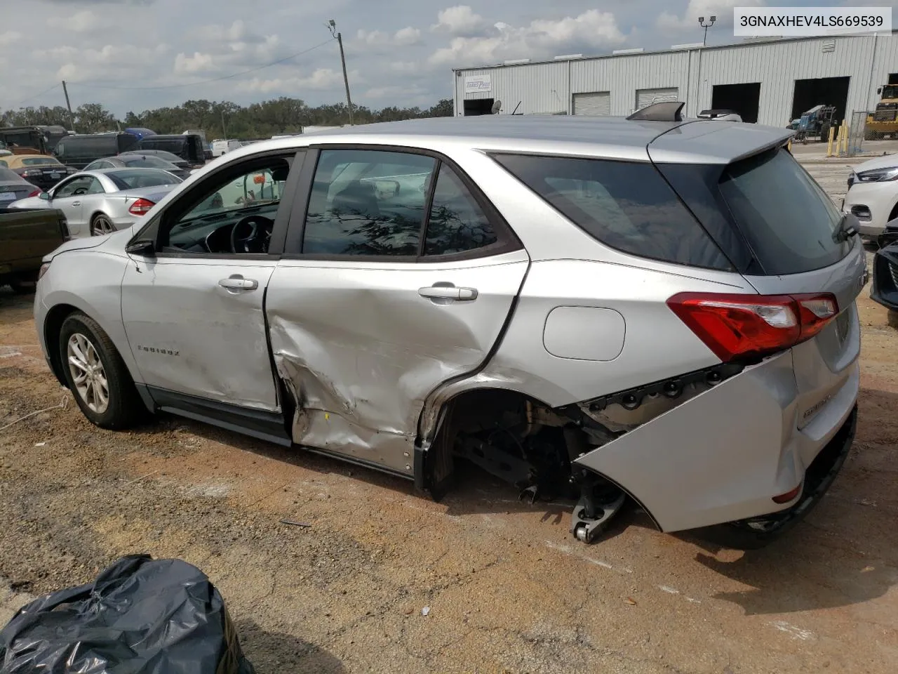 2020 Chevrolet Equinox Ls VIN: 3GNAXHEV4LS669539 Lot: 78025114