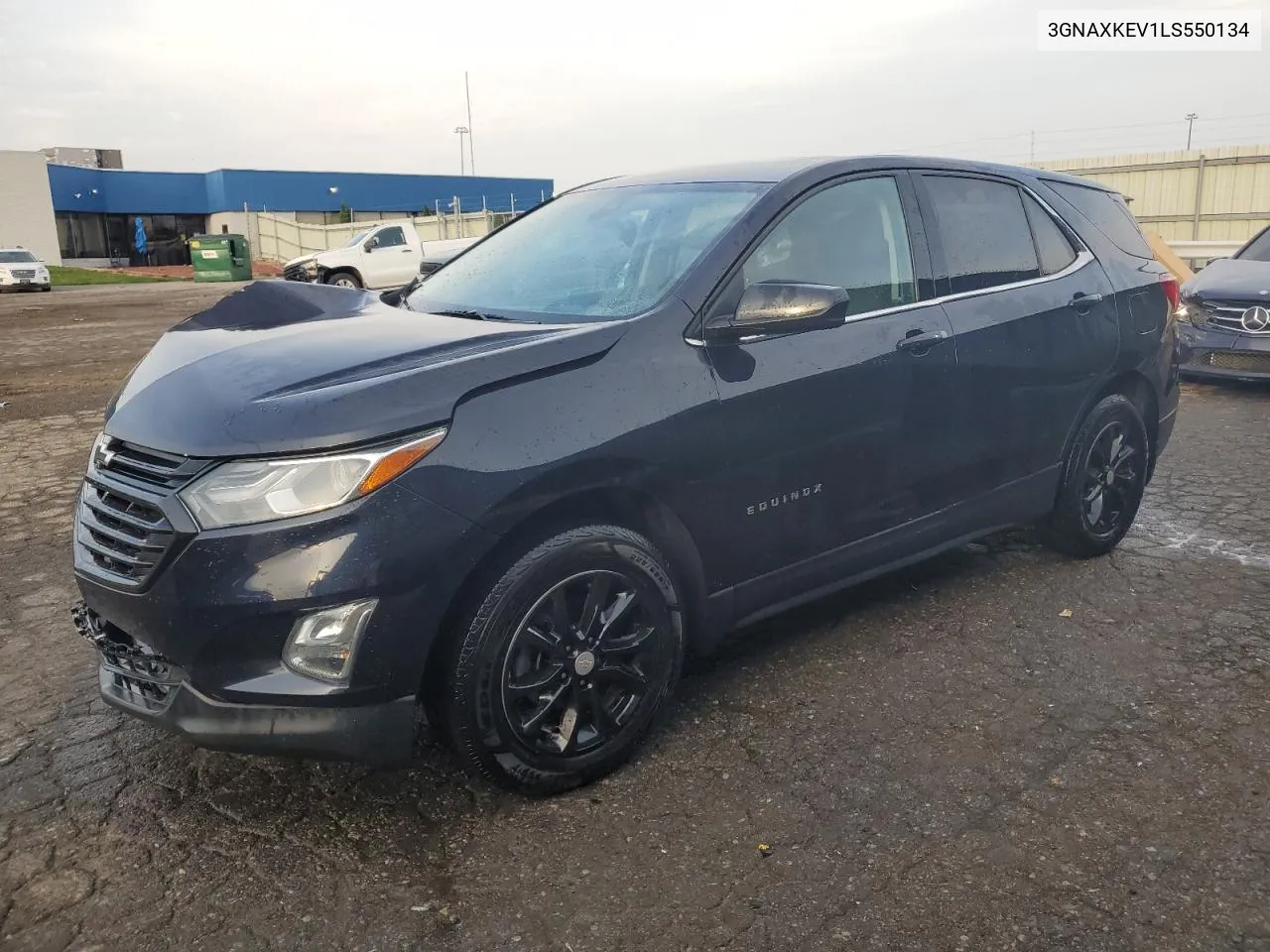 2020 Chevrolet Equinox Lt VIN: 3GNAXKEV1LS550134 Lot: 78053534