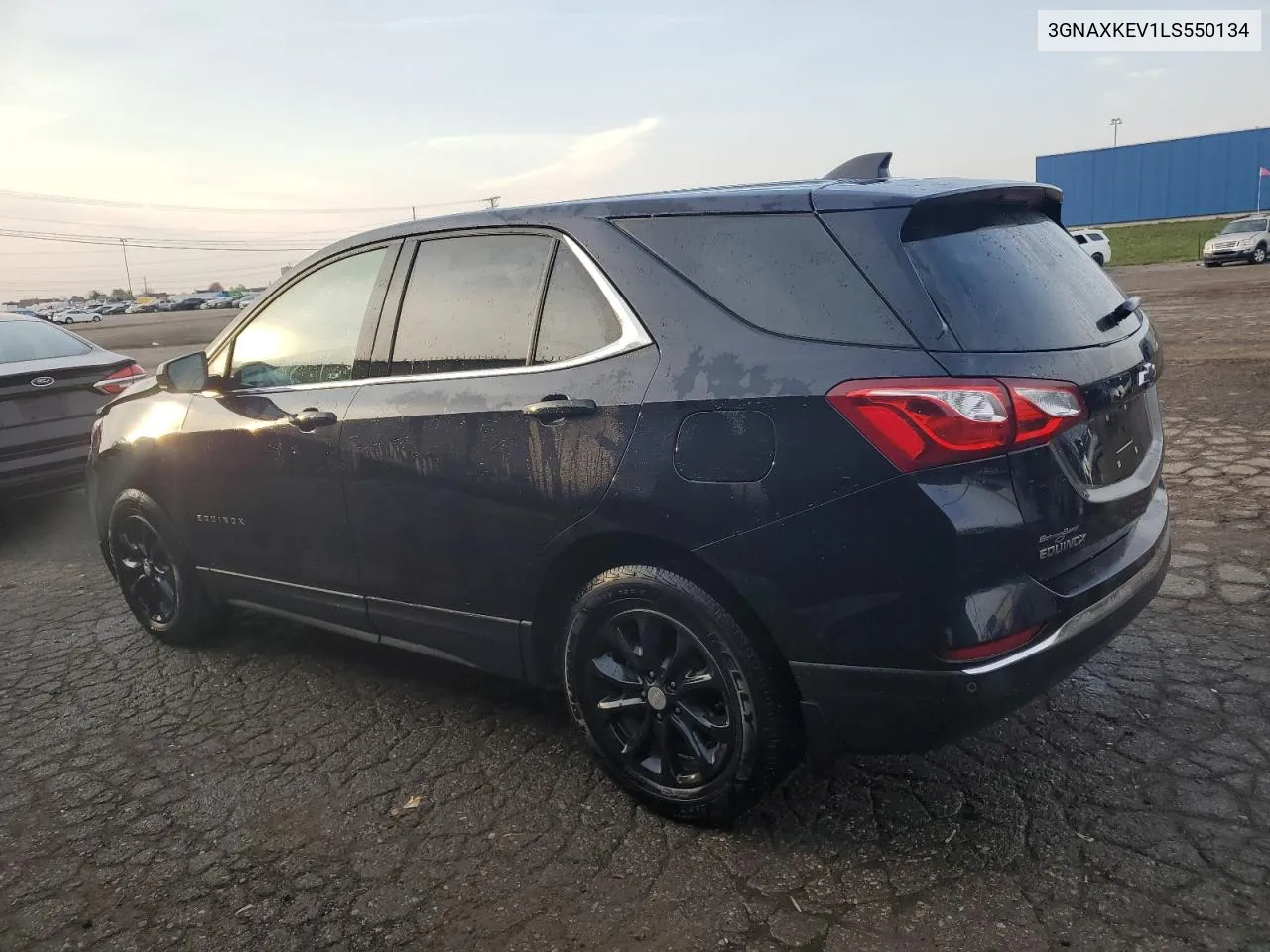 2020 Chevrolet Equinox Lt VIN: 3GNAXKEV1LS550134 Lot: 78053534