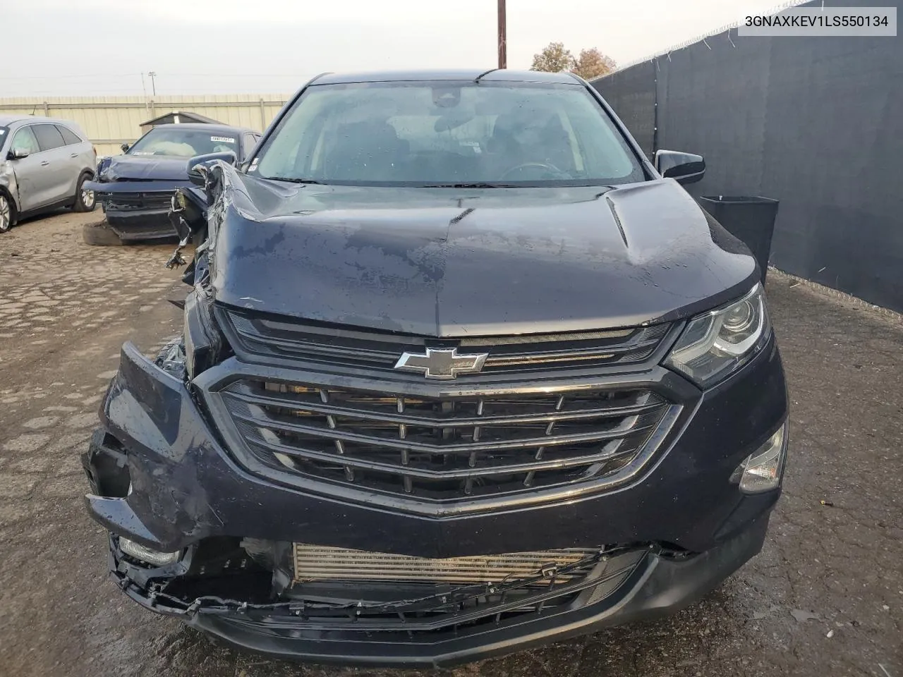 2020 Chevrolet Equinox Lt VIN: 3GNAXKEV1LS550134 Lot: 78053534