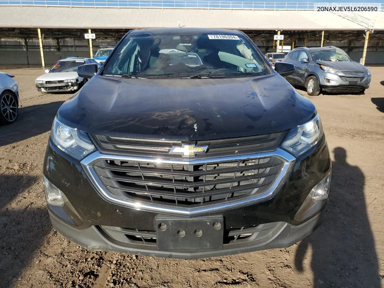 2020 Chevrolet Equinox Lt VIN: 2GNAXJEV5L6206590 Lot: 78196394