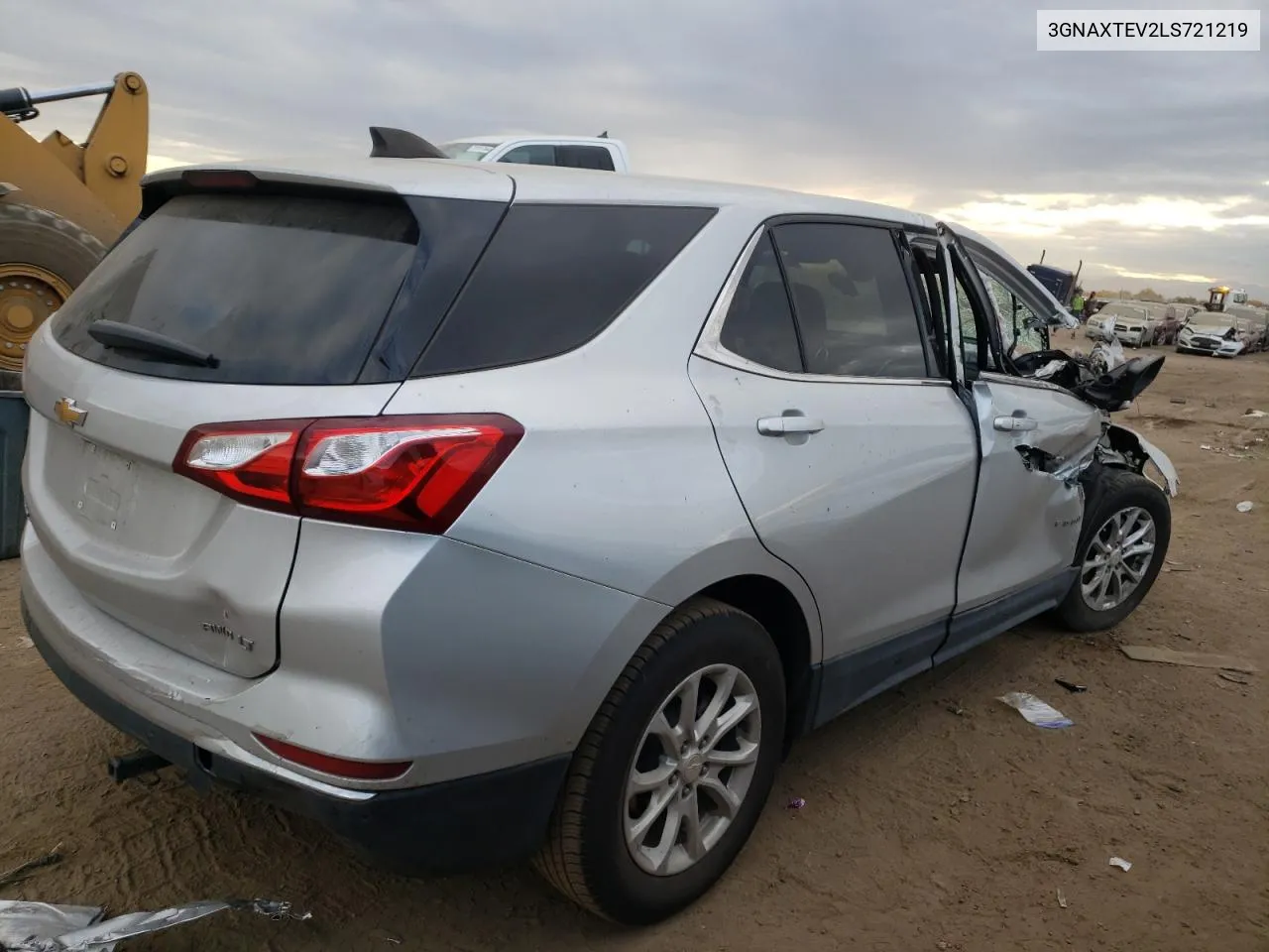 2020 Chevrolet Equinox Lt VIN: 3GNAXTEV2LS721219 Lot: 78209564