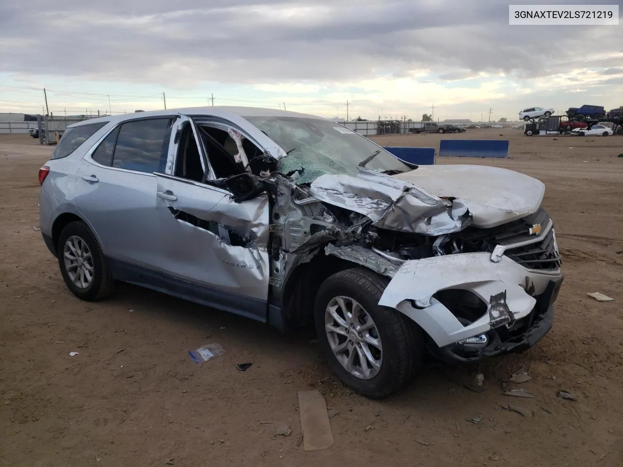 2020 Chevrolet Equinox Lt VIN: 3GNAXTEV2LS721219 Lot: 78209564