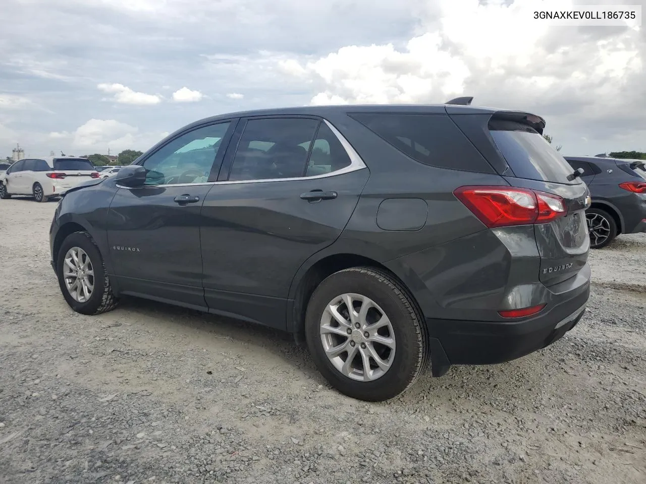 2020 Chevrolet Equinox Lt VIN: 3GNAXKEV0LL186735 Lot: 78224224