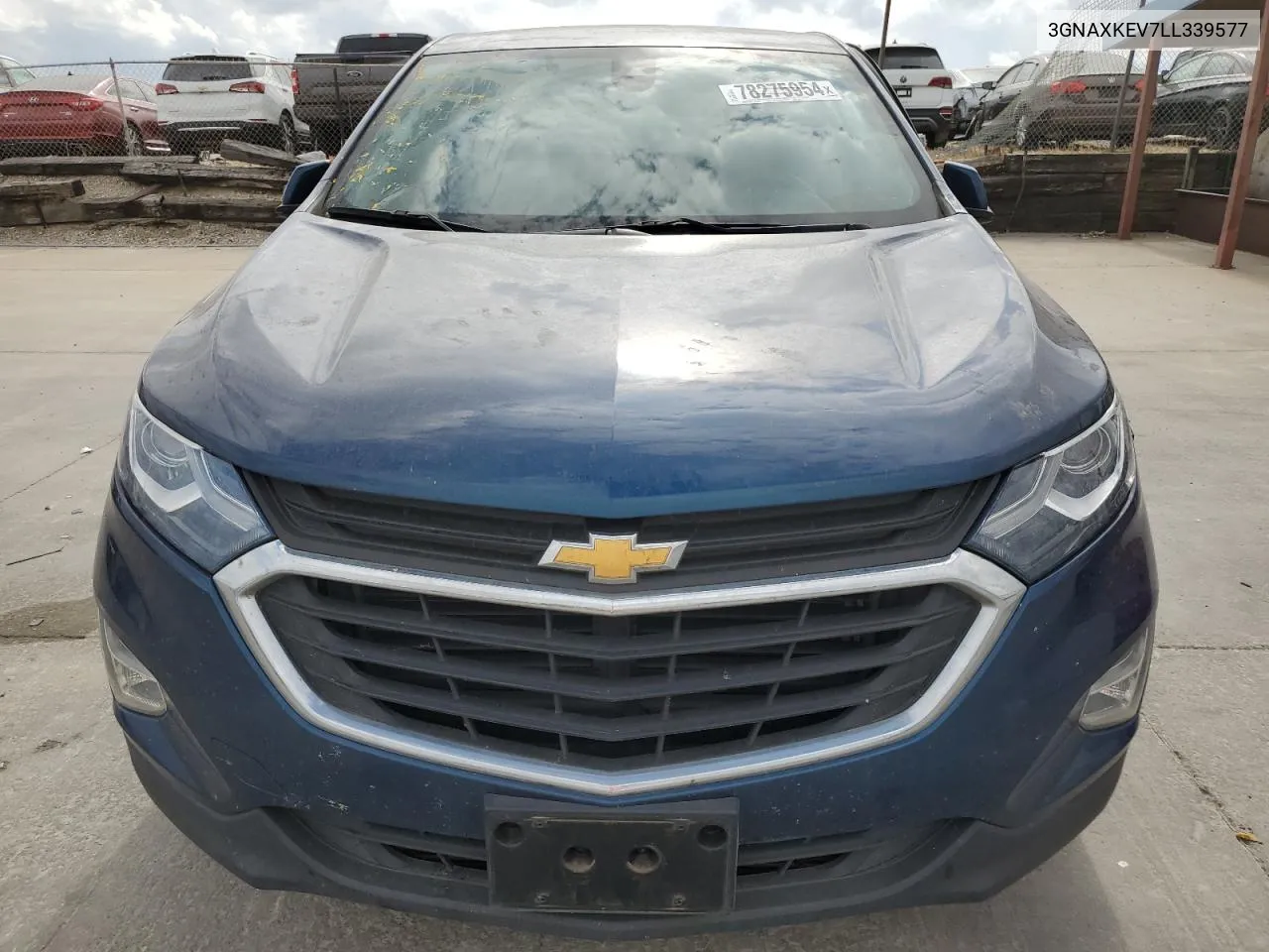 2020 Chevrolet Equinox Lt VIN: 3GNAXKEV7LL339577 Lot: 78275954