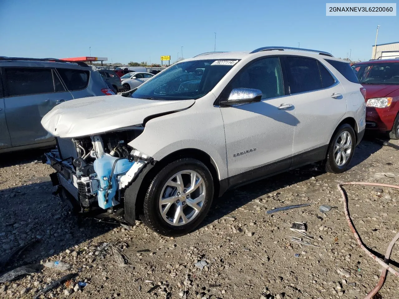 2020 Chevrolet Equinox Premier VIN: 2GNAXNEV3L6220060 Lot: 78277114