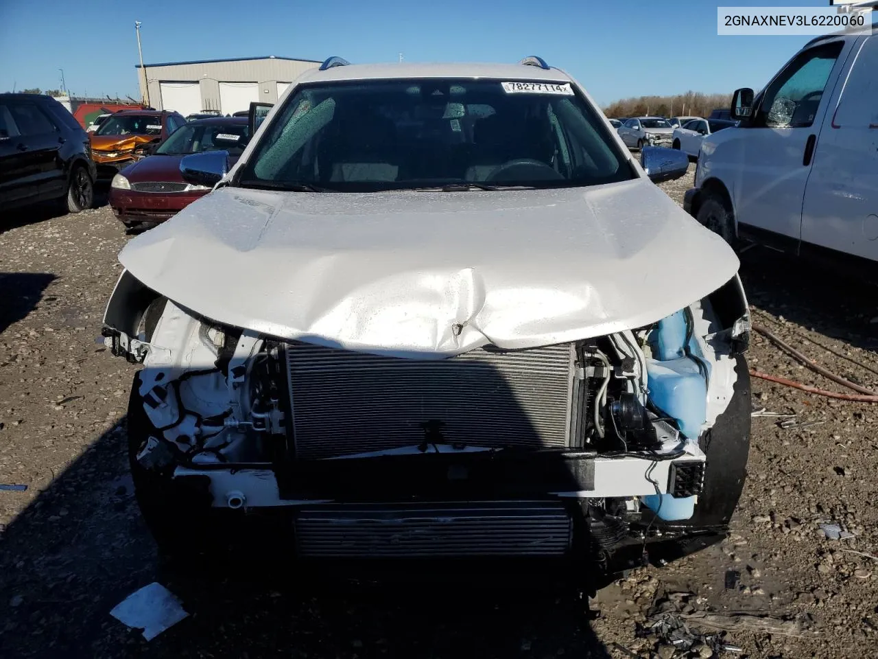 2020 Chevrolet Equinox Premier VIN: 2GNAXNEV3L6220060 Lot: 78277114