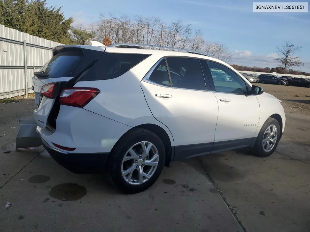 2020 Chevrolet Equinox Premier VIN: 3GNAXNEV1LS661851 Lot: 78296664