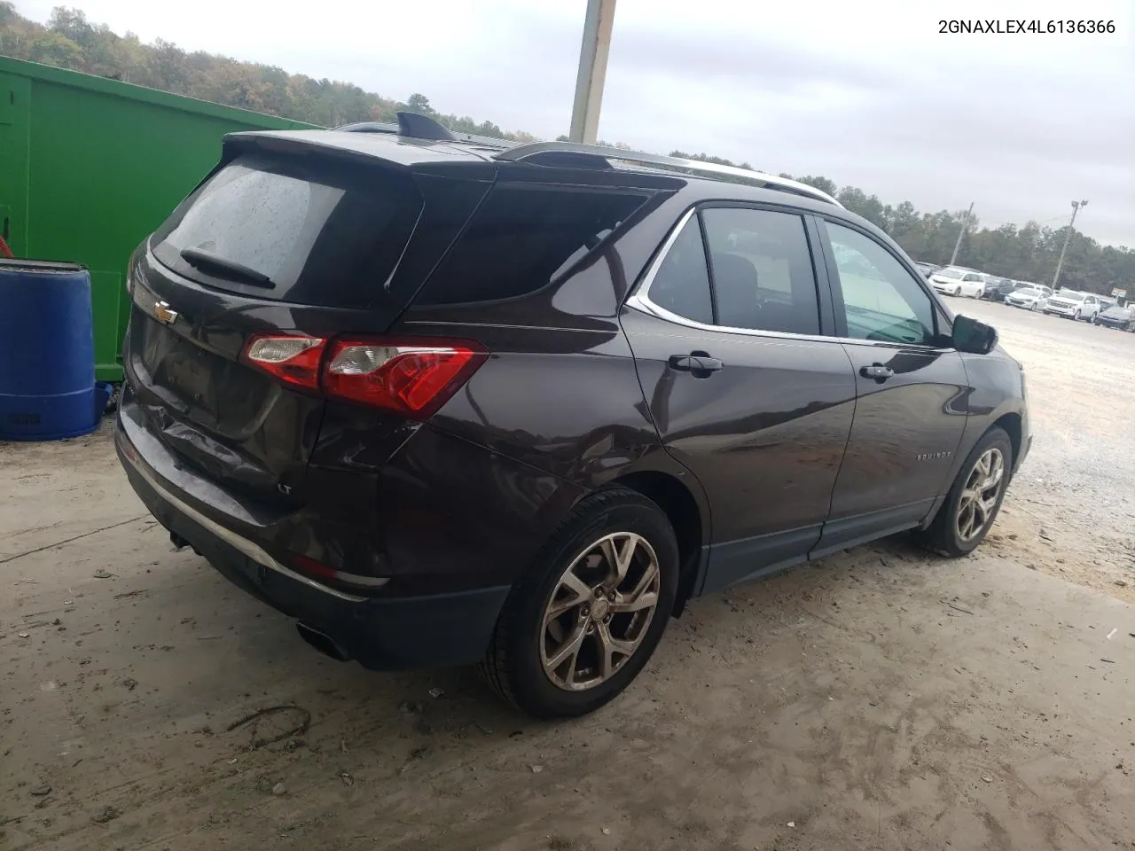 2020 Chevrolet Equinox Lt VIN: 2GNAXLEX4L6136366 Lot: 78308644