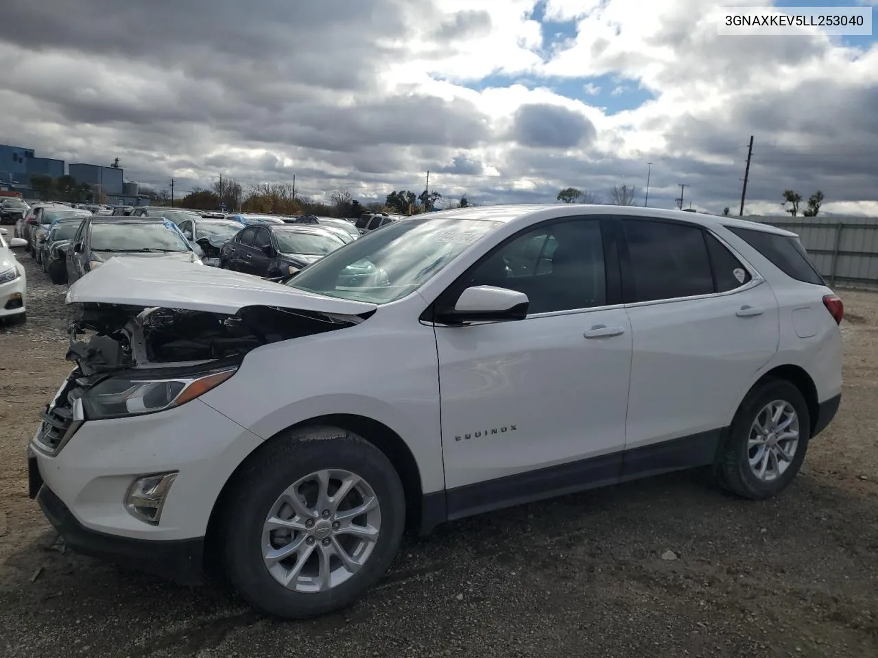 2020 Chevrolet Equinox Lt VIN: 3GNAXKEV5LL253040 Lot: 78449674