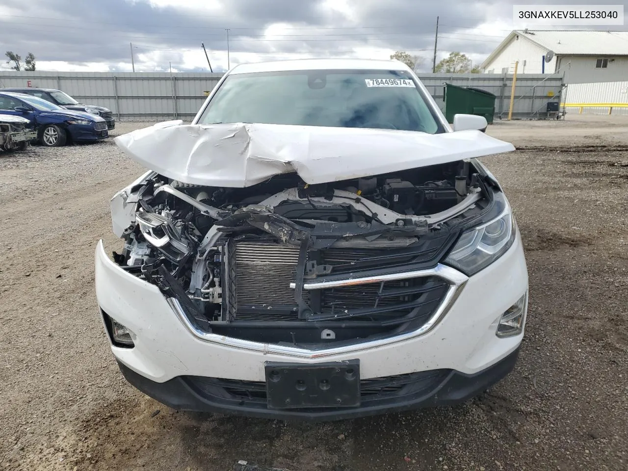 2020 Chevrolet Equinox Lt VIN: 3GNAXKEV5LL253040 Lot: 78449674