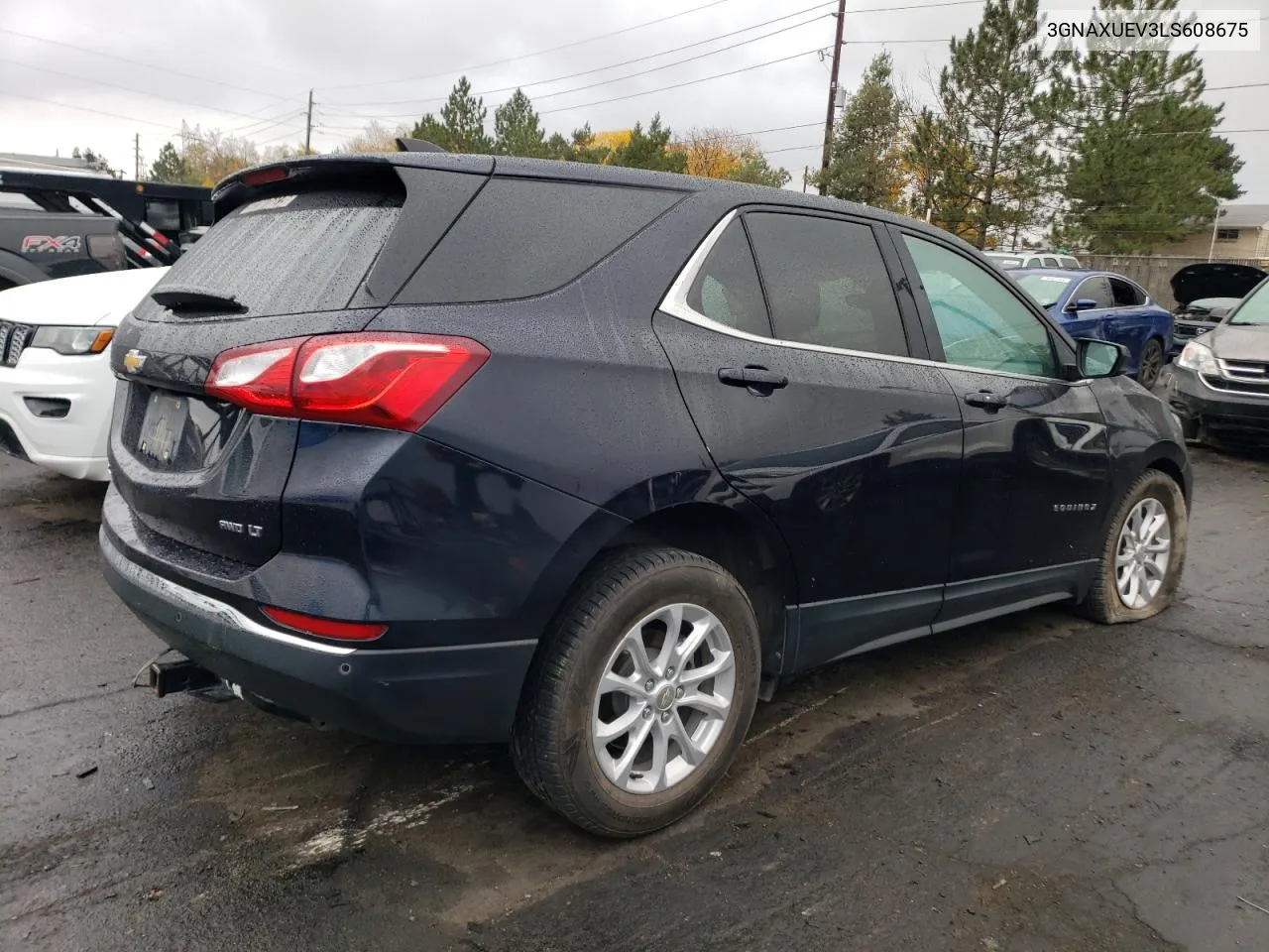 2020 Chevrolet Equinox Lt VIN: 3GNAXUEV3LS608675 Lot: 78499804