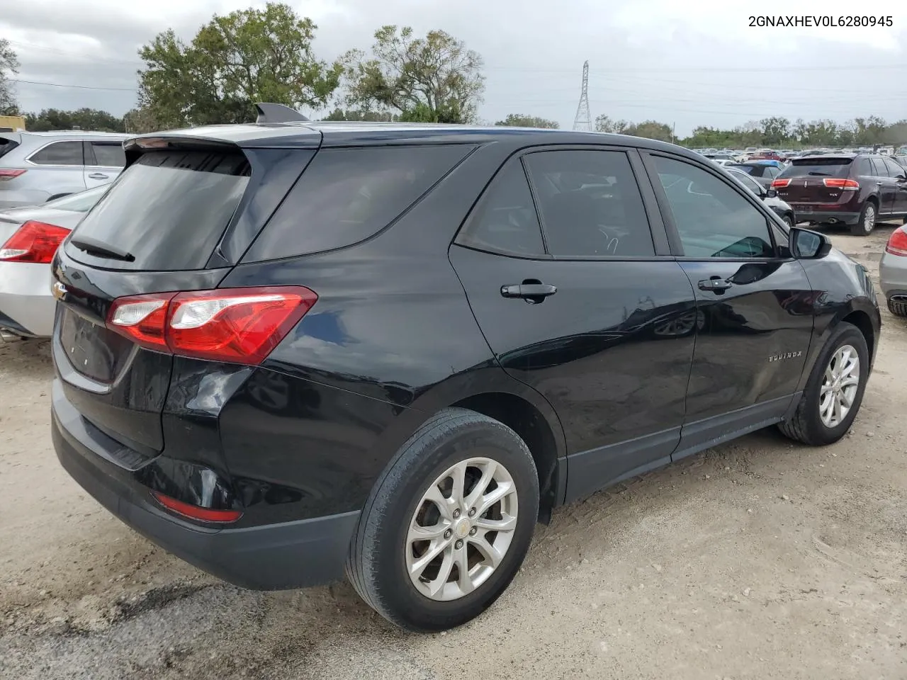 2020 Chevrolet Equinox Ls VIN: 2GNAXHEV0L6280945 Lot: 78553484