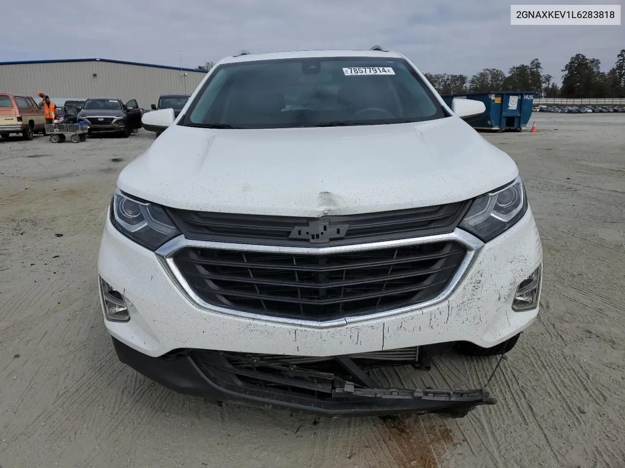 2020 Chevrolet Equinox Lt VIN: 2GNAXKEV1L6283818 Lot: 78577914