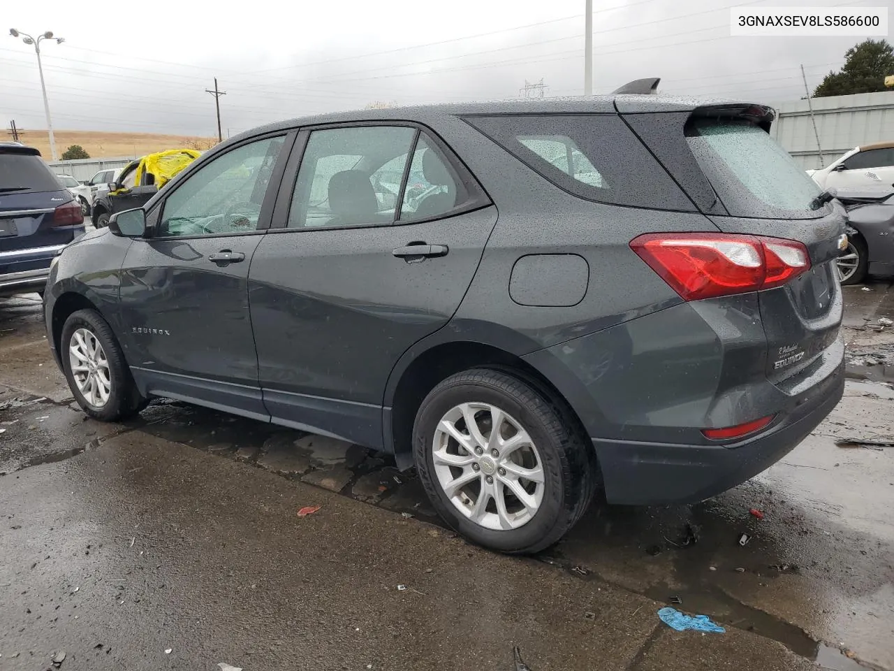 2020 Chevrolet Equinox Ls VIN: 3GNAXSEV8LS586600 Lot: 78592094