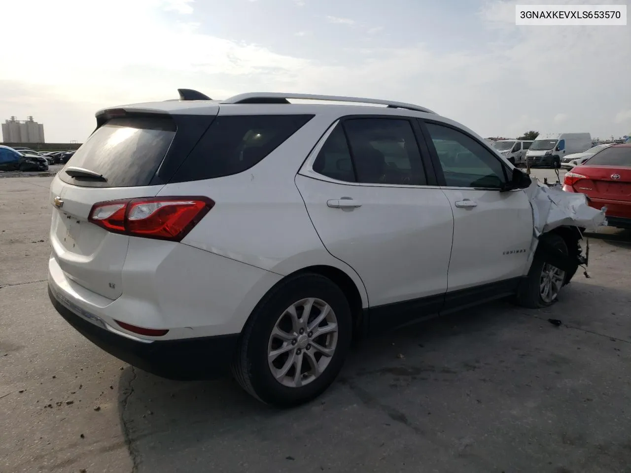 2020 Chevrolet Equinox Lt VIN: 3GNAXKEVXLS653570 Lot: 78603434