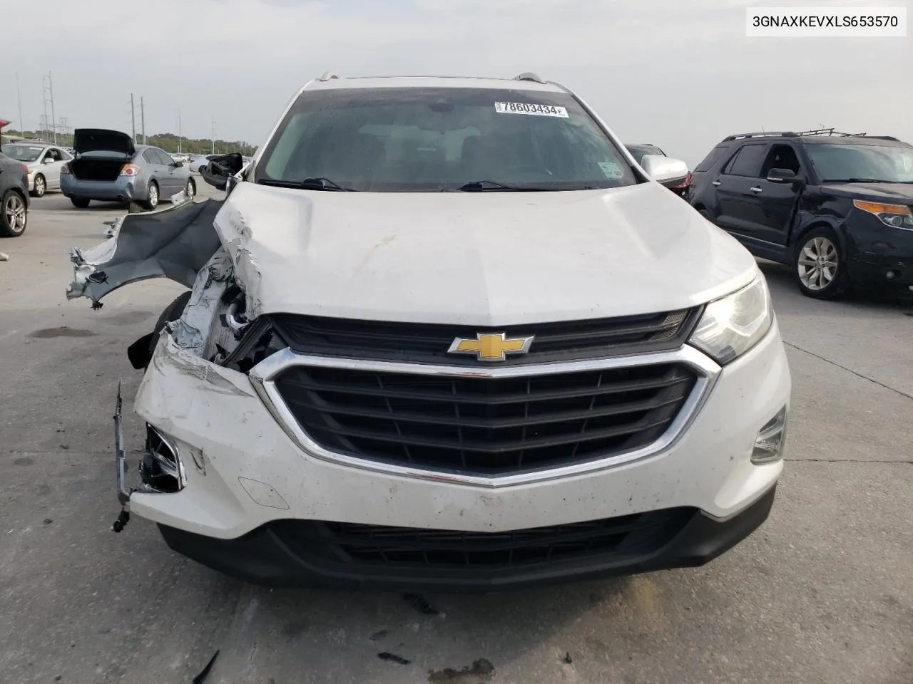 2020 Chevrolet Equinox Lt VIN: 3GNAXKEVXLS653570 Lot: 78603434