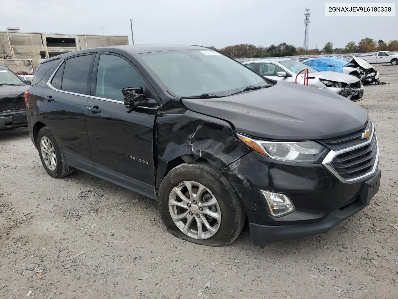 2020 Chevrolet Equinox Lt VIN: 2GNAXJEV9L6186358 Lot: 78611824