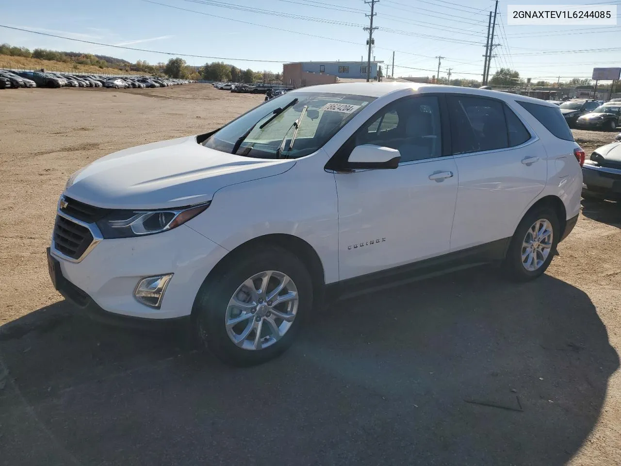 2020 Chevrolet Equinox Lt VIN: 2GNAXTEV1L6244085 Lot: 78624204