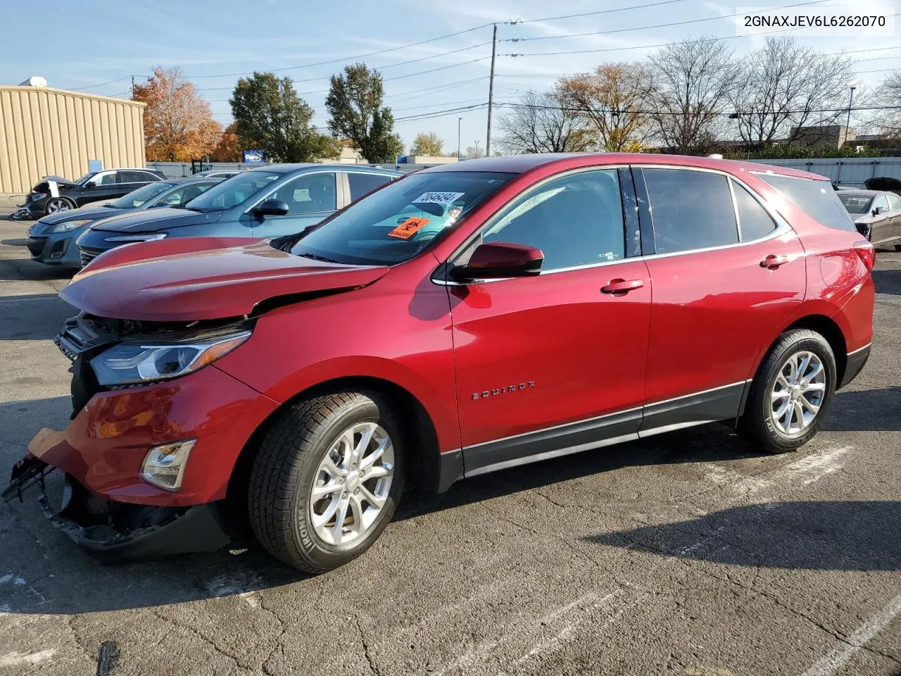 2020 Chevrolet Equinox Lt VIN: 2GNAXJEV6L6262070 Lot: 78646494