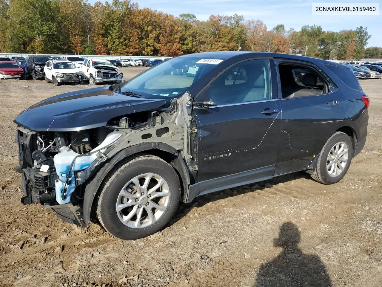 2020 Chevrolet Equinox Lt VIN: 2GNAXKEV0L6159460 Lot: 78653814