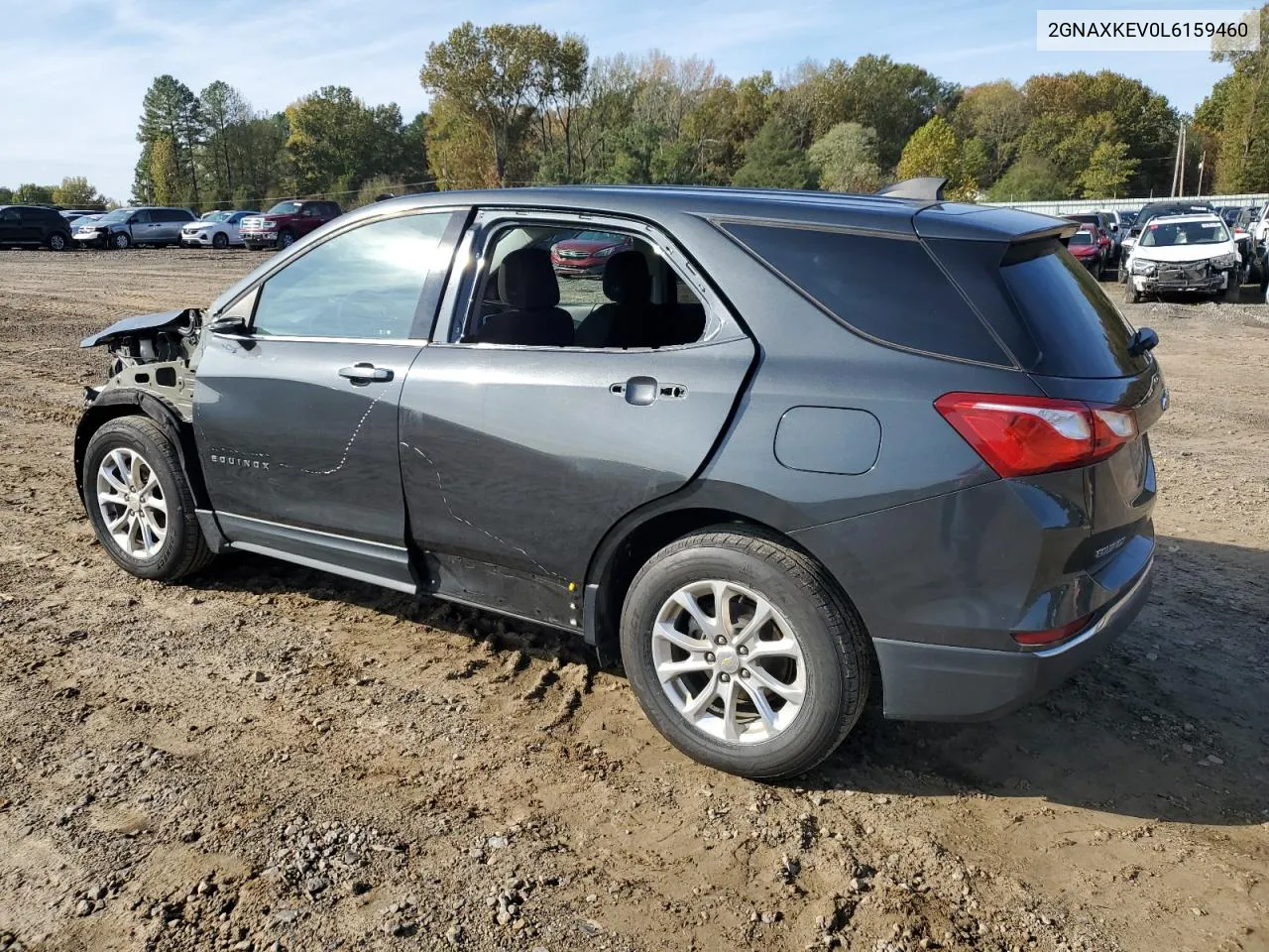 2020 Chevrolet Equinox Lt VIN: 2GNAXKEV0L6159460 Lot: 78653814