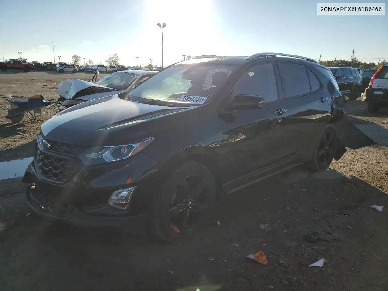 2020 Chevrolet Equinox Premier VIN: 2GNAXPEX6L6186466 Lot: 78667544