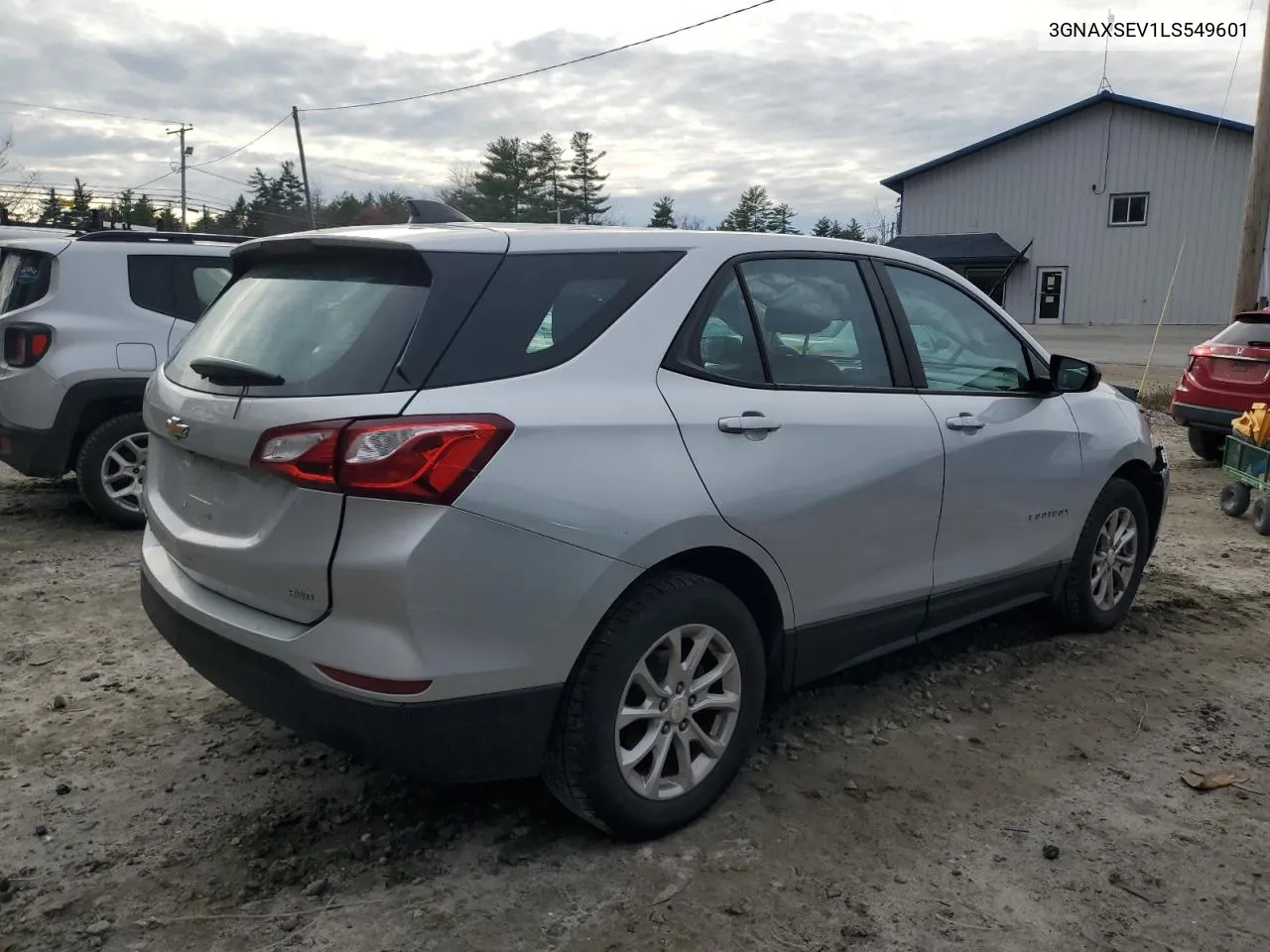 2020 Chevrolet Equinox Ls VIN: 3GNAXSEV1LS549601 Lot: 78675394