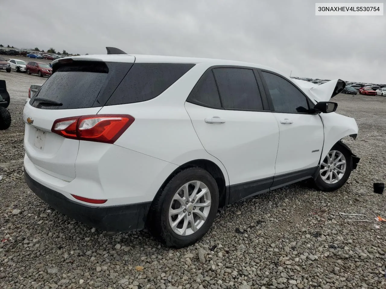 2020 Chevrolet Equinox Ls VIN: 3GNAXHEV4LS530754 Lot: 78805874