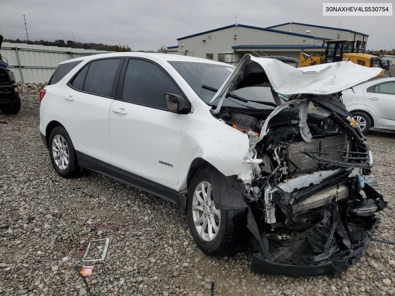 2020 Chevrolet Equinox Ls VIN: 3GNAXHEV4LS530754 Lot: 78805874