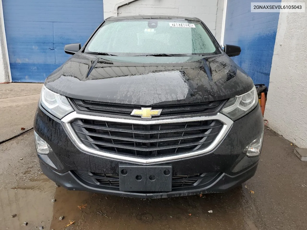 2020 Chevrolet Equinox Ls VIN: 2GNAXSEV0L6105043 Lot: 78874024