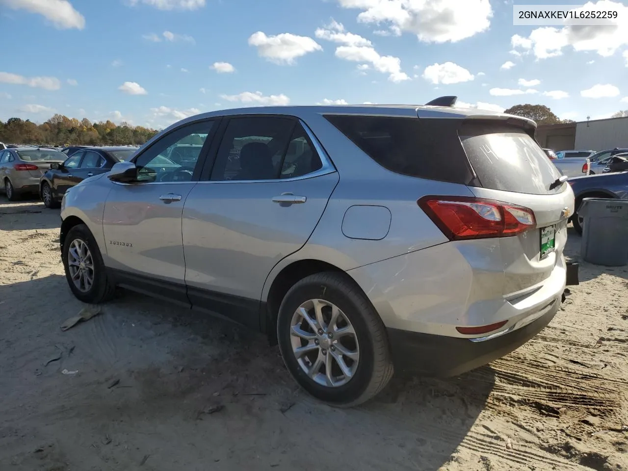 2020 Chevrolet Equinox Lt VIN: 2GNAXKEV1L6252259 Lot: 78932644