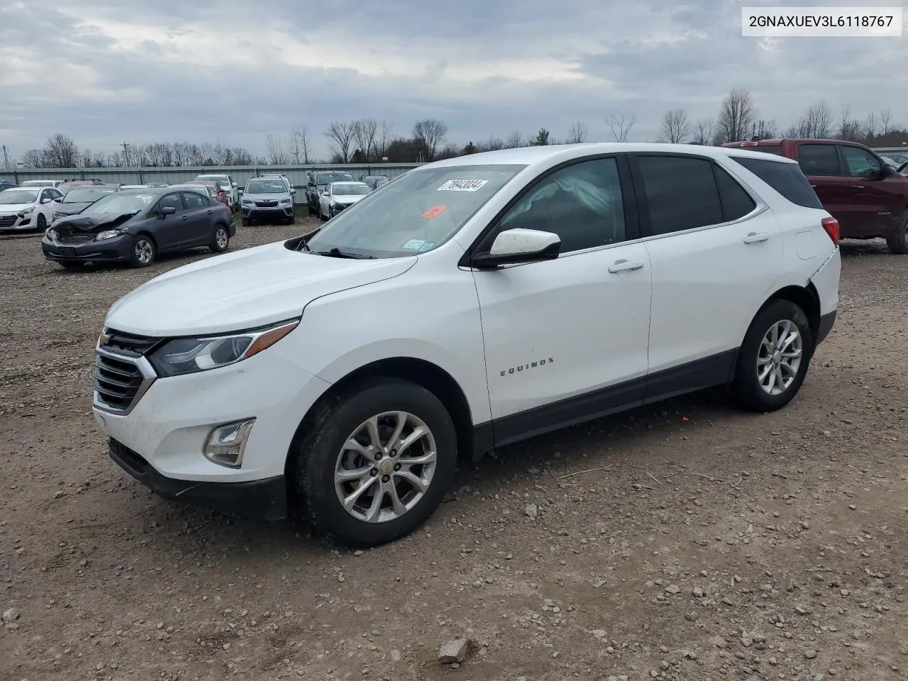 2020 Chevrolet Equinox Lt VIN: 2GNAXUEV3L6118767 Lot: 78943034